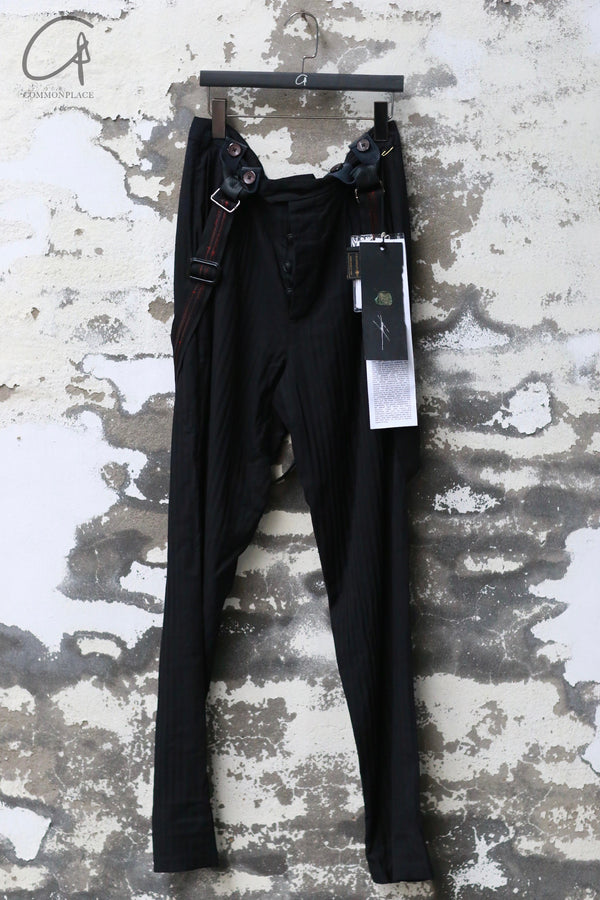 GEOFFREY B. SMALL Premium Handmade High Waist Double Pleated Tailored Pants GBS-EV6P05-SL Dark Blue